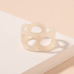 Acetate Tortoise Rings Set