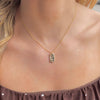 Celestial Gold Necklaces-OPAL STARBURST
