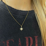 Celestial Gold Necklaces-OPAL STARBURST