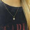 Celestial Gold Necklaces-ENGRAVED MOON