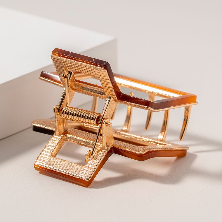 Rectangular Acetate Hair Claw