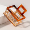 Rectangular Acetate Hair Claw