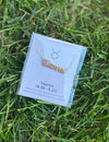 Jency Gold Zodiac Necklace VIRGO