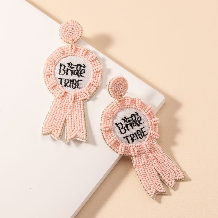 Seed Bead BRIDE TRIBE Earrings