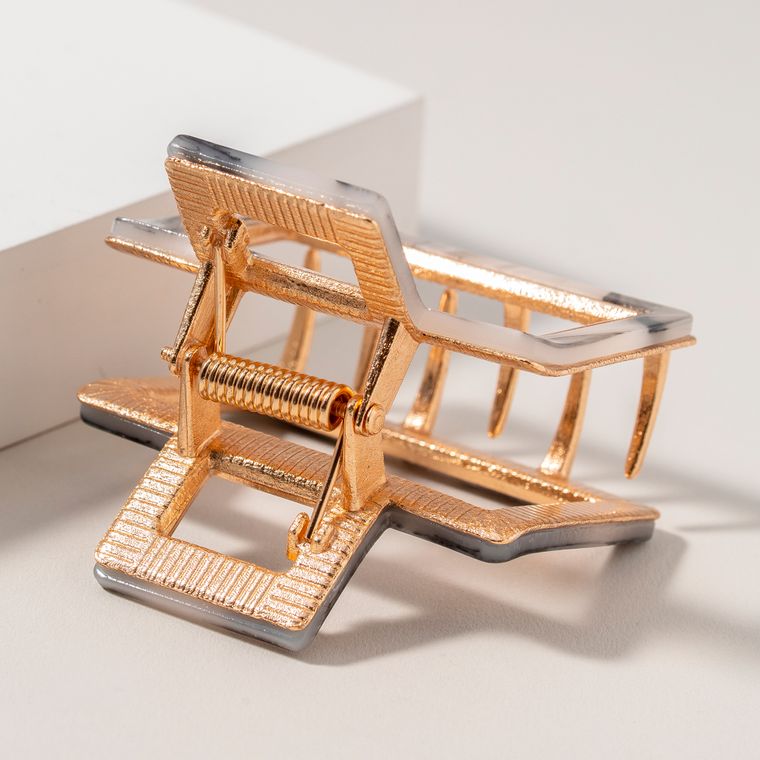 Rectangular Acetate Hair Claw