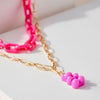 Layered Gummy Bear Chain Necklace