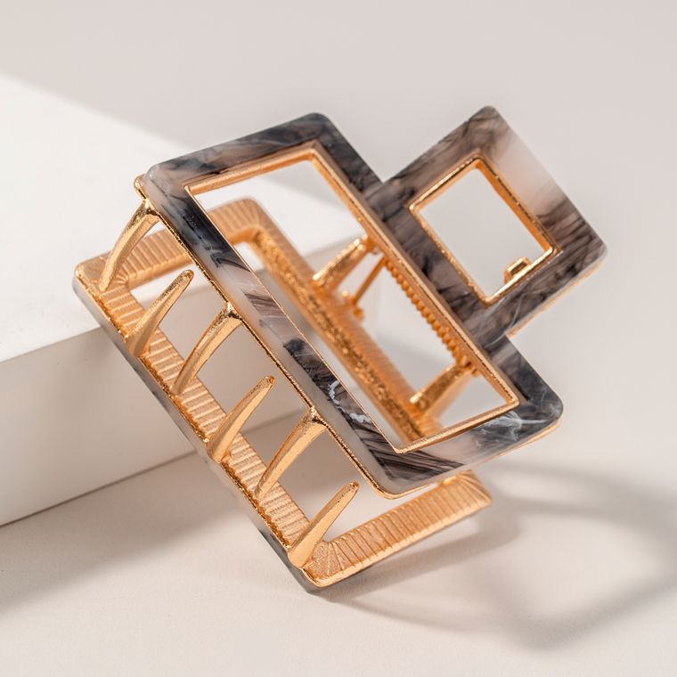 Rectangular Acetate Hair Claw