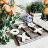 Valentines Day Home Decor - Cottage & Farmhouse Tabletop Decor + Tic Tac Toe Game