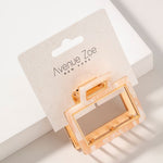 Rectangular Acetate Hair Claw