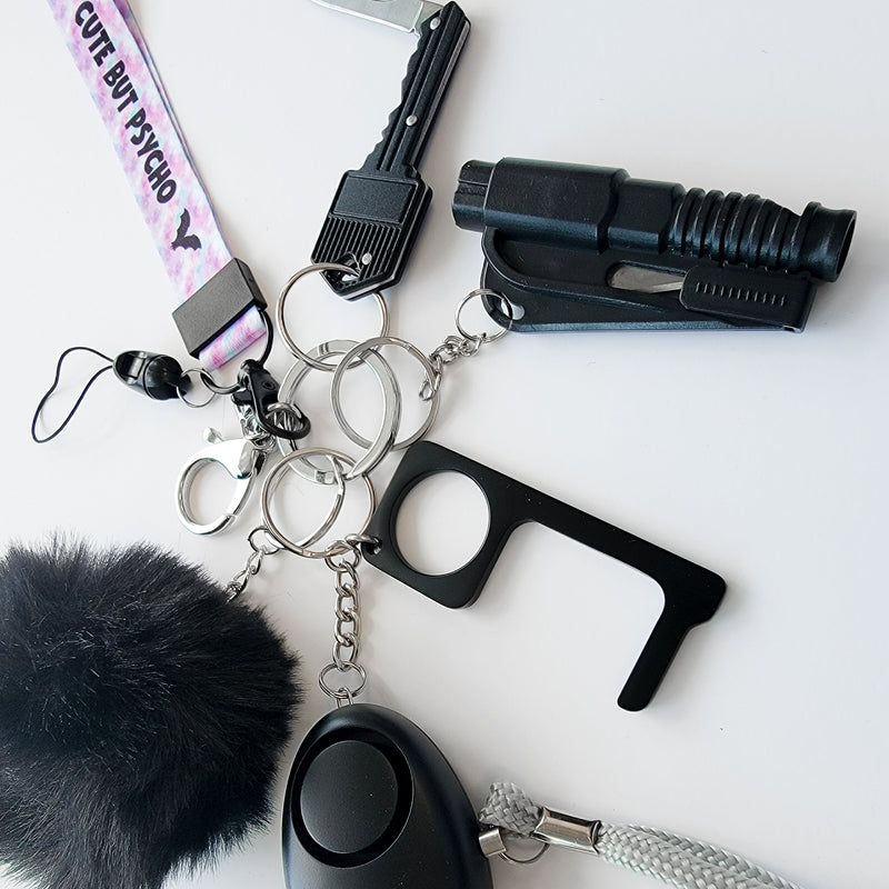 Self Defense Sharp Keychain Self Defense Keychain Set – Rolling Rack Boutique