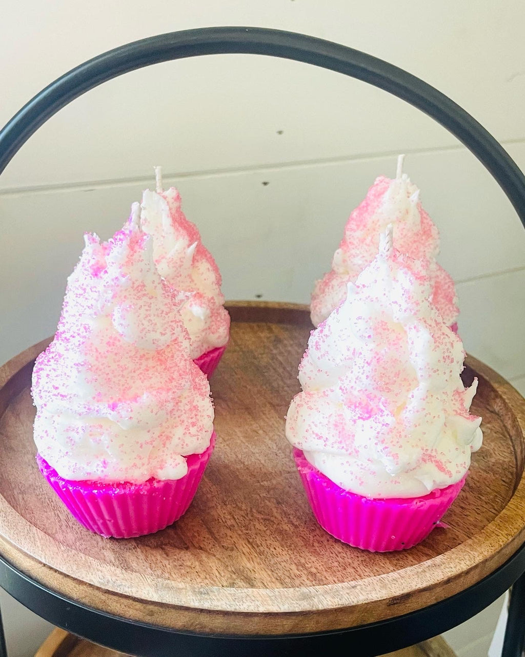 Cotton Candy Cupcake Candle