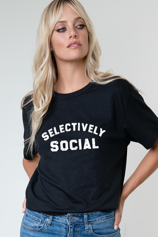 Selectively Social Tee