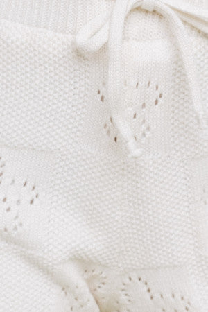 White Long Sleeve Spring  Sweater