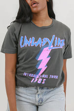 Unladylike Tour Garment Dyed Oversized Tee