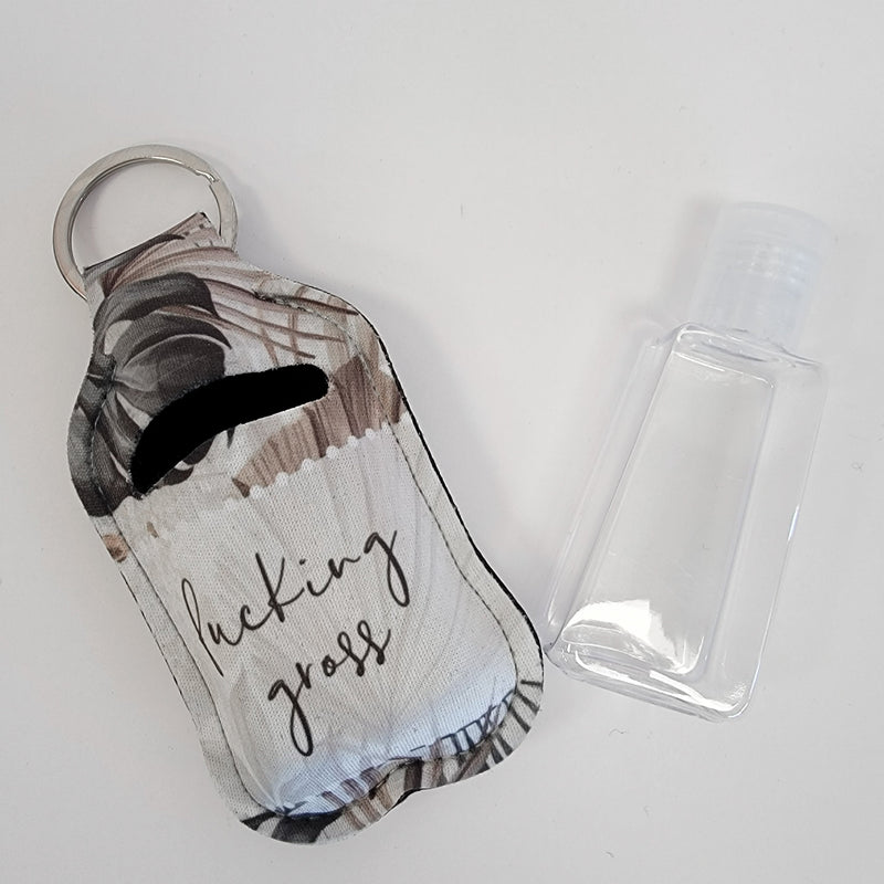 Funny Hand Sanitizer Bottle and Holder Set